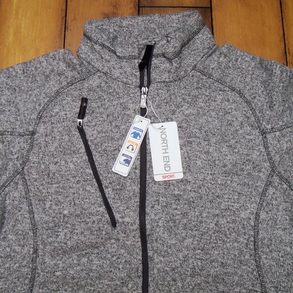 Mens' Sweater Fleece Jacket - Picture 2 of 3